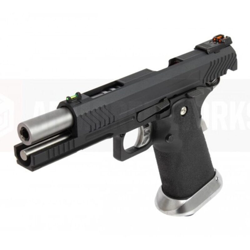 AW HX1102 Hi-Capa Competition Grade Full Metal Siyah GBB Airsoft Tabanca - Görsel 2
