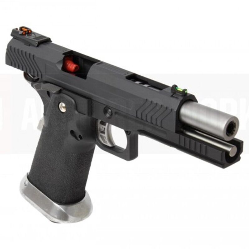 AW HX1102 Hi-Capa Competition Grade Full Metal Siyah GBB Airsoft Tabanca - Görsel 4