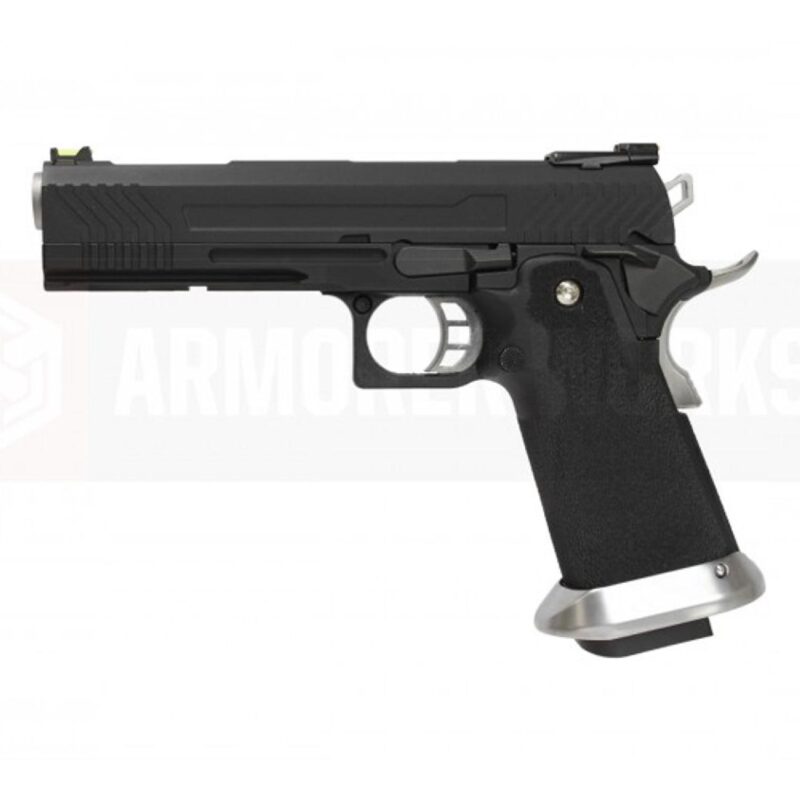 AW HX1102 Hi-Capa Competition Grade Full Metal Siyah GBB Airsoft Tabanca - Görsel 5