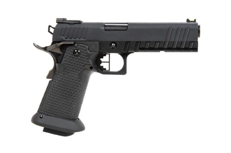 AW HX2003 Black Ace Hi-Capa Full Metal GBB Airsoft Tabanca