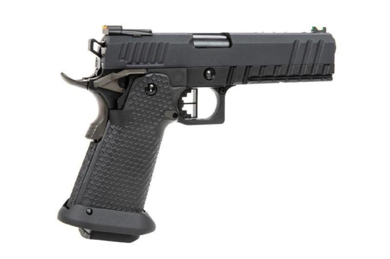 AW HX2003 Black Ace Hi-Capa Full Metal GBB Airsoft Tabanca - Görsel 4