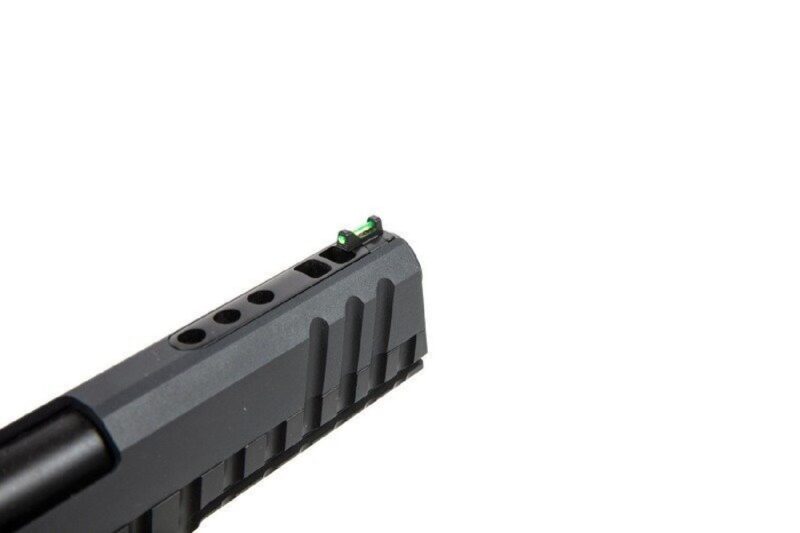 AW HX2003 Black Ace Hi-Capa Full Metal GBB Airsoft Tabanca - Görsel 6