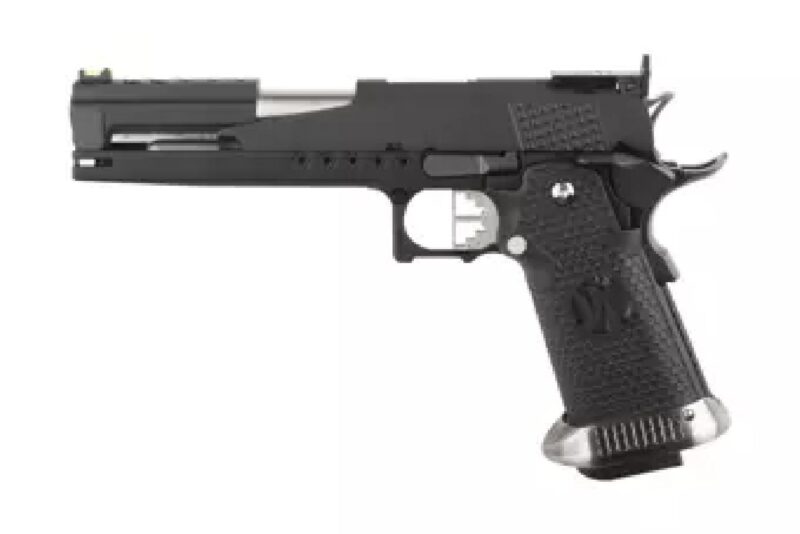 AW HX2202 Split Siyah IPSC Turnuva GBB Airsoft Tabanca - Görsel 2