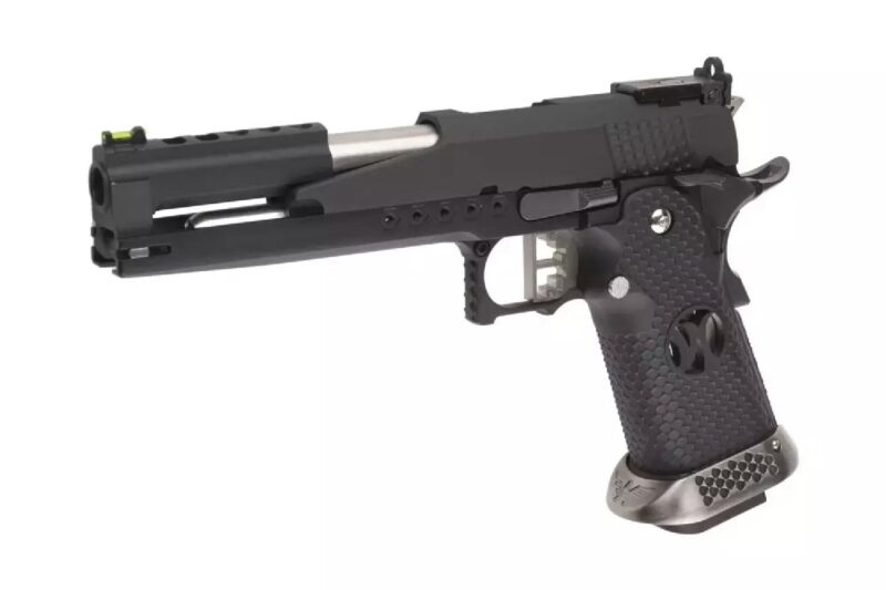 AW HX2202 Split Siyah IPSC Turnuva GBB Airsoft Tabanca - Görsel 3