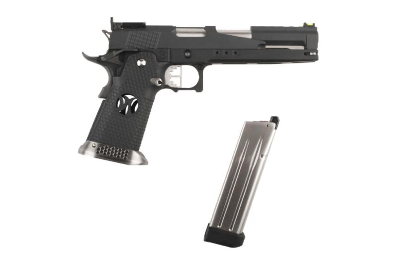 AW HX2202 Split Siyah IPSC Turnuva GBB Airsoft Tabanca - Görsel 4