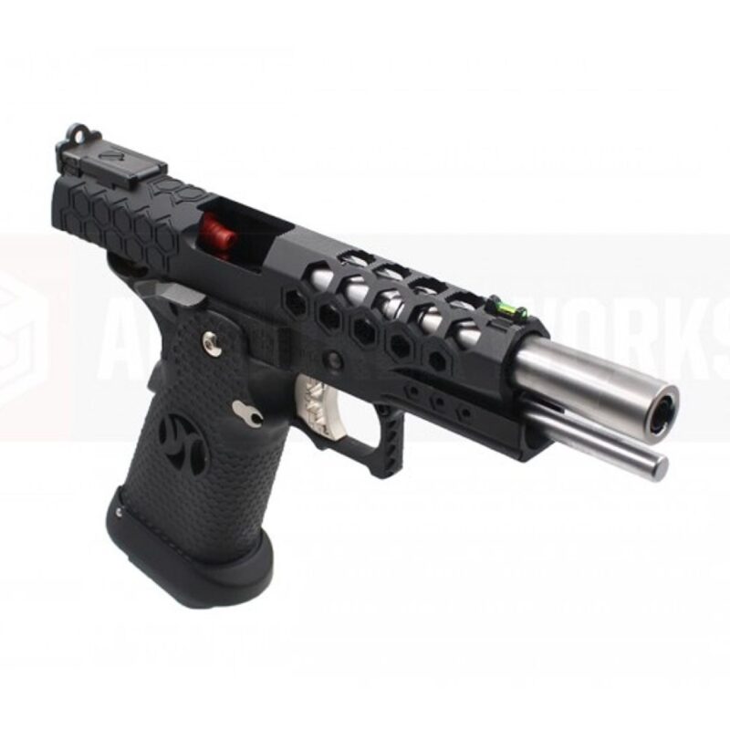 AW HX25 Competition Ready Full Metal Siyah GBB Airsoft Tabanca - Görsel 4