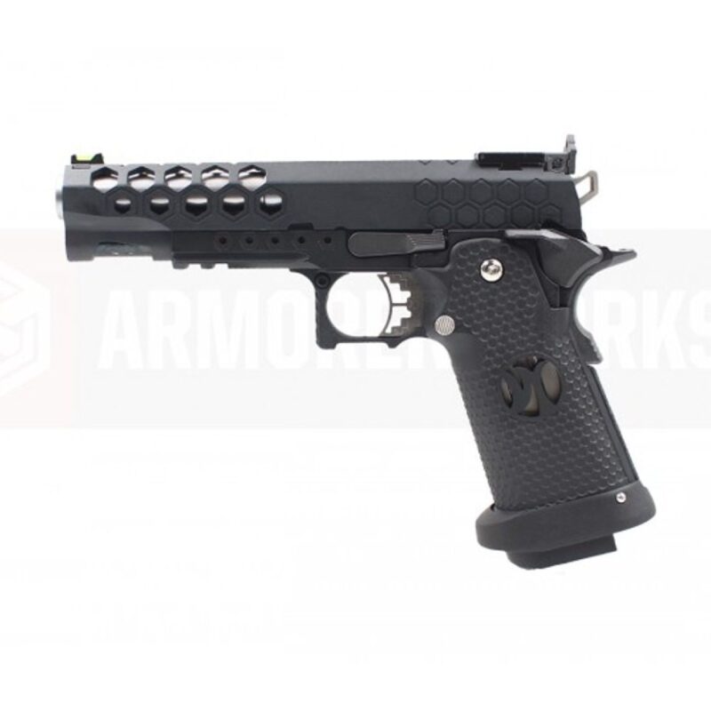 AW HX25 Competition Ready Full Metal Siyah GBB Airsoft Tabanca - Görsel 5