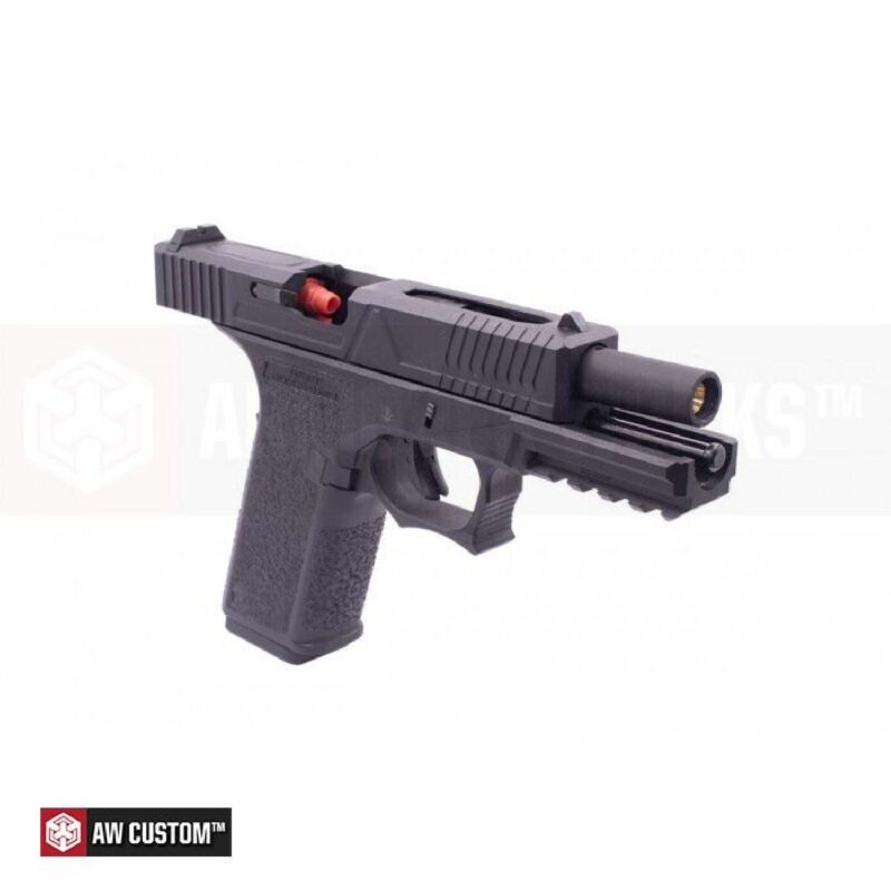 AW VX8300 Glock 18 Agency Full Auto Siyah GBB Airsoft Tabanca - Görsel 4