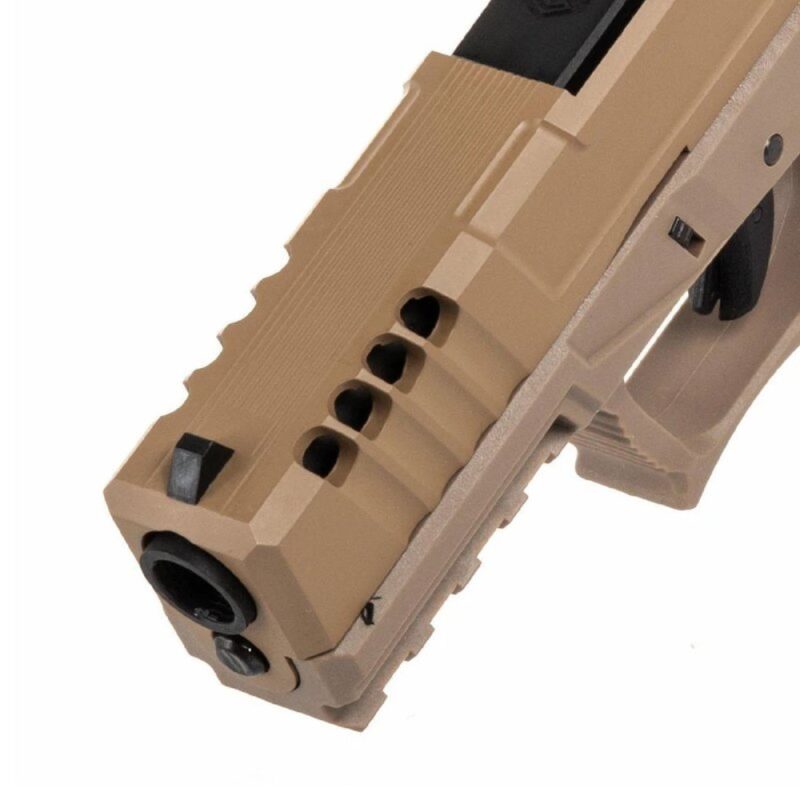 AW VX9101 Glock 19 ZEV Tan GBB Airsoft Tabanca - Görsel 7