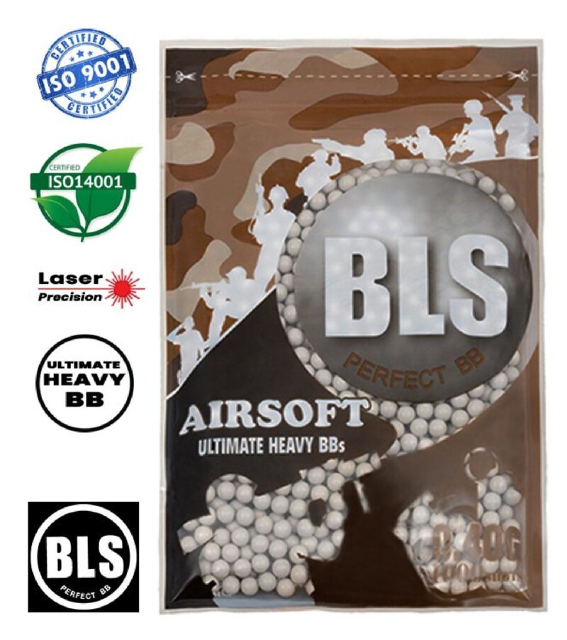 BLS Ultimate Heavy 0.40g Airsoft BB 1000adet