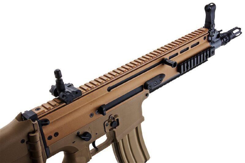 CYMA FN Lisanslı SCAR-L Tan AEG Airsoft Tüfek - Görsel 3