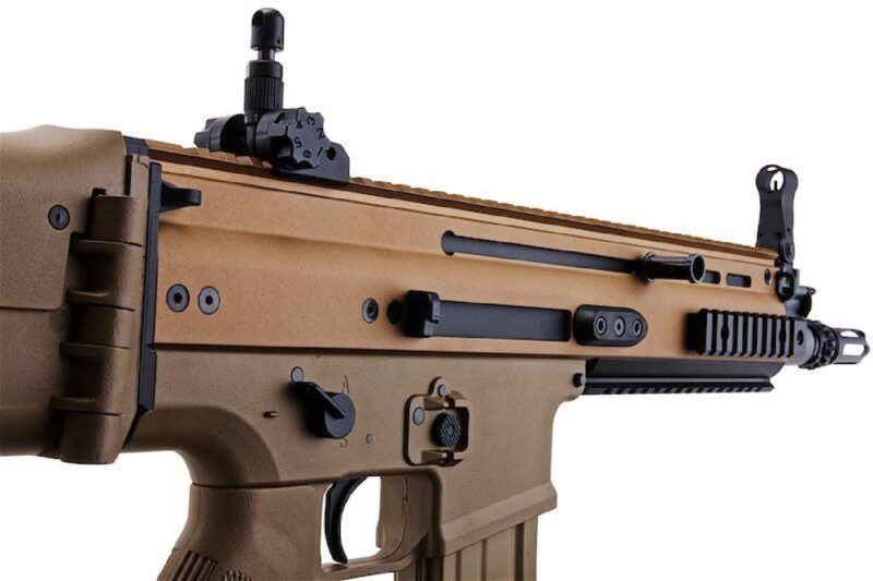 CYMA FN Lisanslı SCAR-L Tan AEG Airsoft Tüfek - Görsel 6
