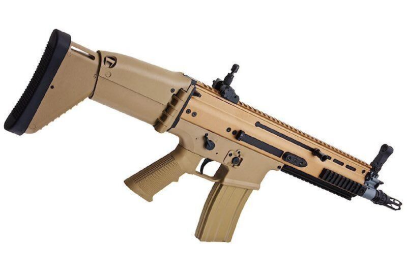 CYMA FN Lisanslı SCAR-L Tan AEG Airsoft Tüfek - Görsel 7