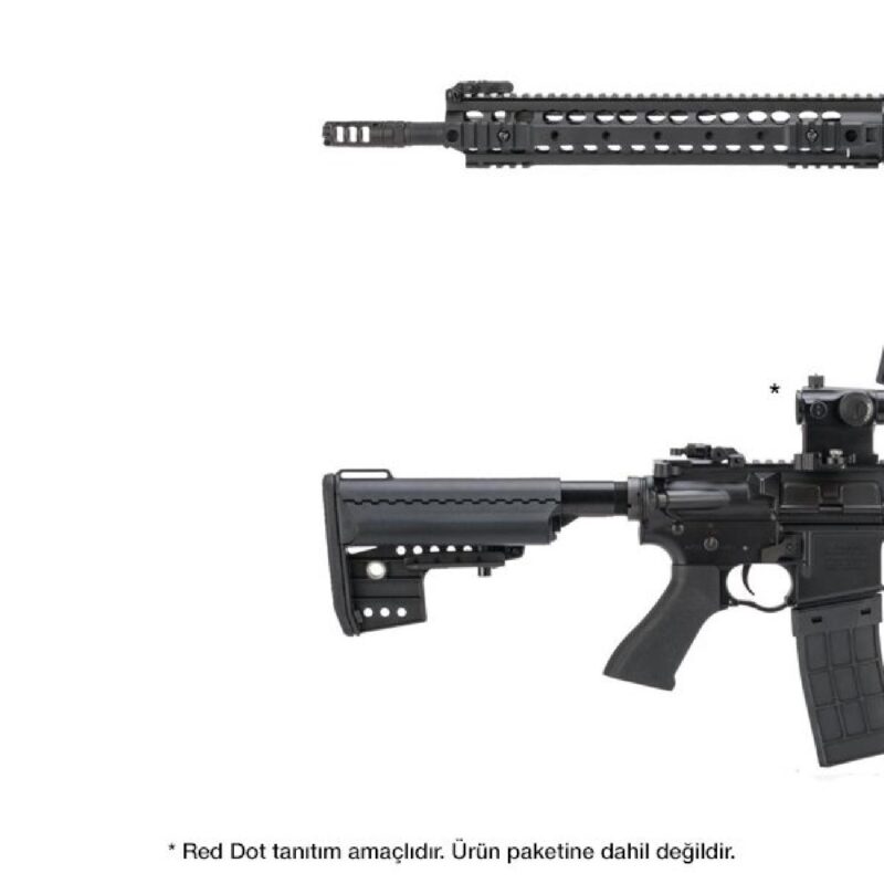 CYMA Sport 13" UX M4 Modüler Kundaklı Full Metal Siyah AEG Airsoft Tüfek - Görsel 4