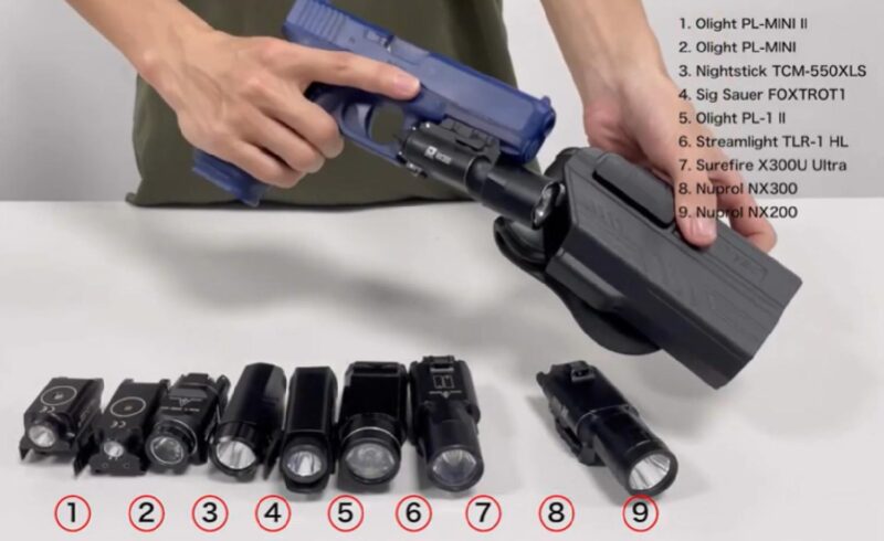 CYTAC R-Defender G3-L Fener ve Lazerli Glock Uyumlu Tabanca Kılıfı