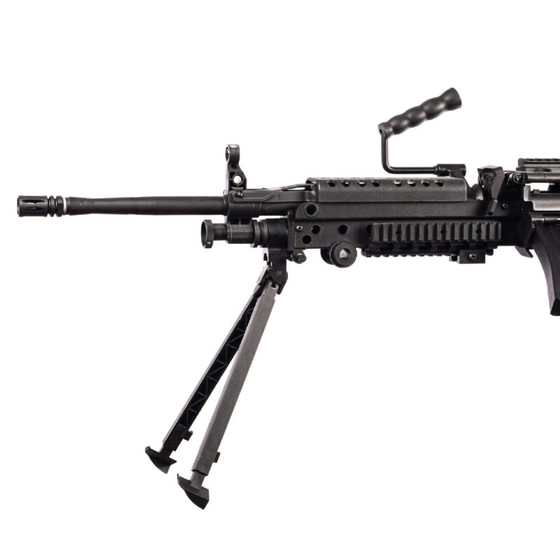 DBOYS M249 MK2 LMG Siyah AEG Airsoft Tufek - Görsel 4