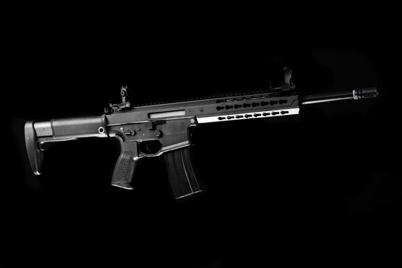 DBOYS M4 10" L-Type Metal KeyMod Siyah AEG Airsoft Tüfek - Görsel 5