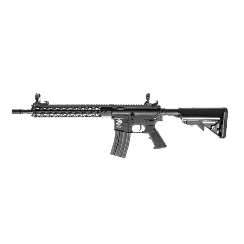 DBOYS M4 12.5" Hex Long Polimer Siyah AEG Airsoft Tüfek - Görsel 3