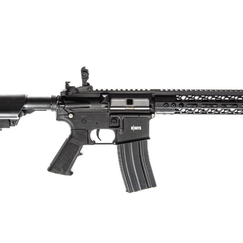 DBOYS M4 12.5" Hex Long Polimer Siyah AEG Airsoft Tüfek - Görsel 5