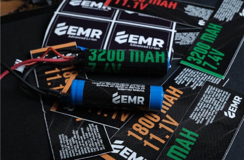 EMR Airsoft Lityum Iyon Pil 7.4v 3500mAh 2 Yaprak Mini Tamiya - Görsel 4