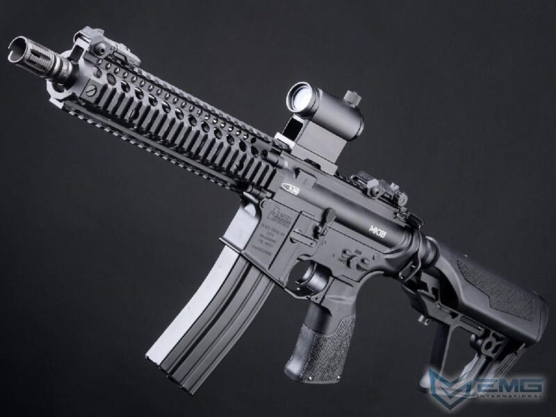 ICS EMG Daniel Defense Lisanslı DDMK18 Siyah AEG Airsoft Tüfek - Görsel 4