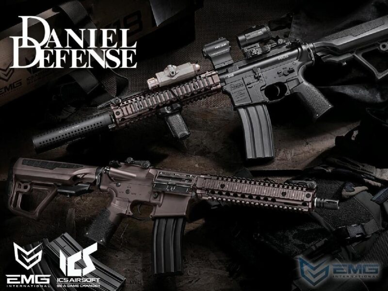ICS EMG Daniel Defense Lisanslı DDMK18 Siyah AEG Airsoft Tüfek - Görsel 6
