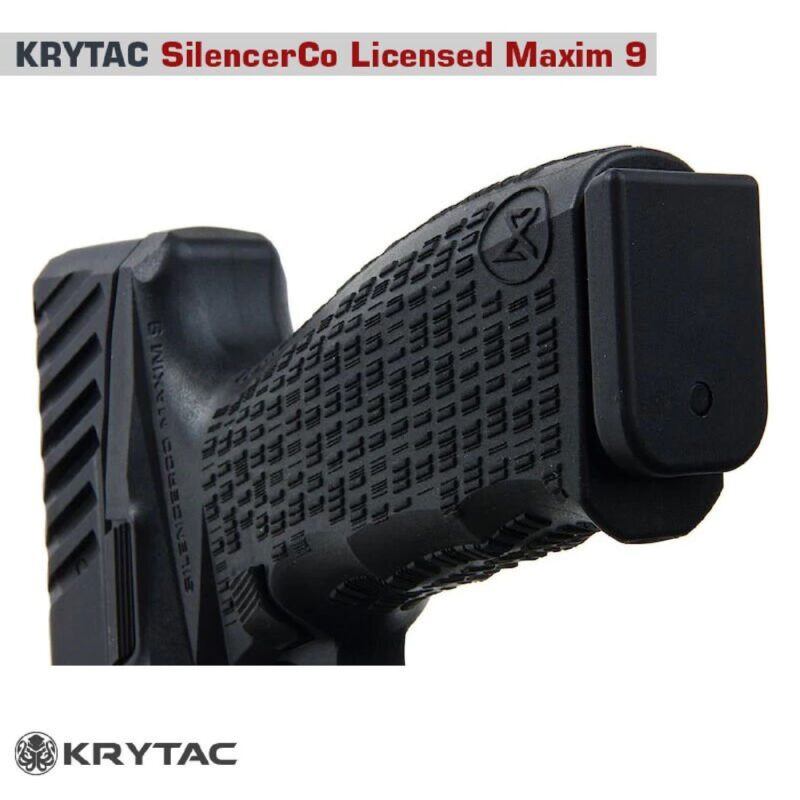 KRYTAC SilencerCo Maxim9 Siyah CO2 Blowback Airsoft Tabanca - Görsel 4