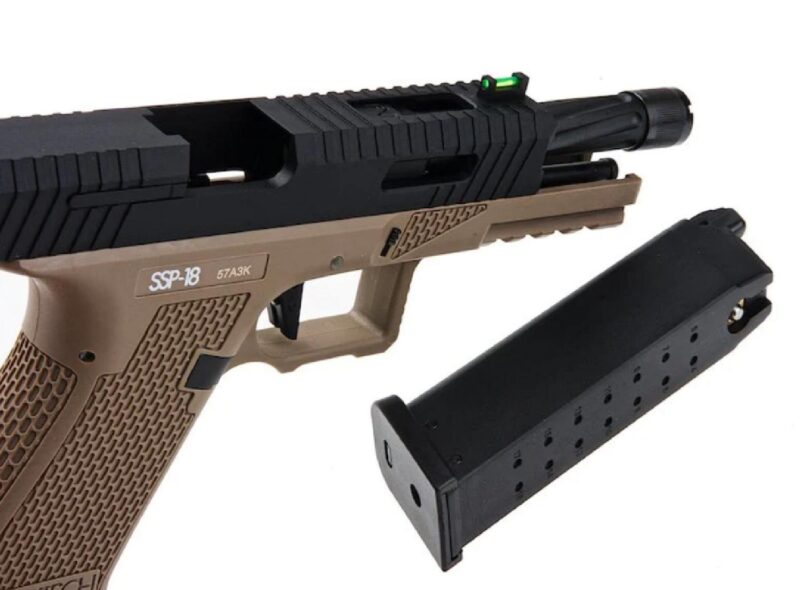 Novritsch SSP18 Tan GBB Airsoft Tabanca - Görsel 5