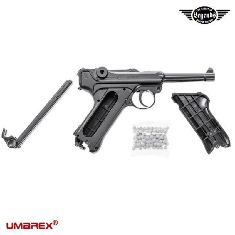 UMAREX Legends P.08 CO2 NBB Airsoft Tabanca - Görsel 8