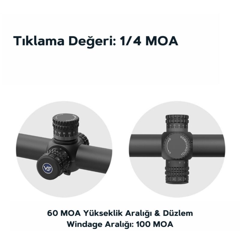 Vector Optics Orion Pro Max 3-18x50 HD SFP Tüfek Dürbünü - Görsel 2