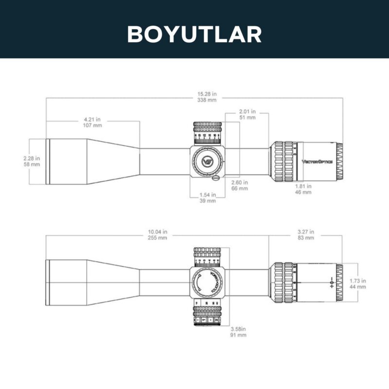 Vector Optics Orion Pro Max 3-18x50 HD SFP Tüfek Dürbünü - Görsel 4