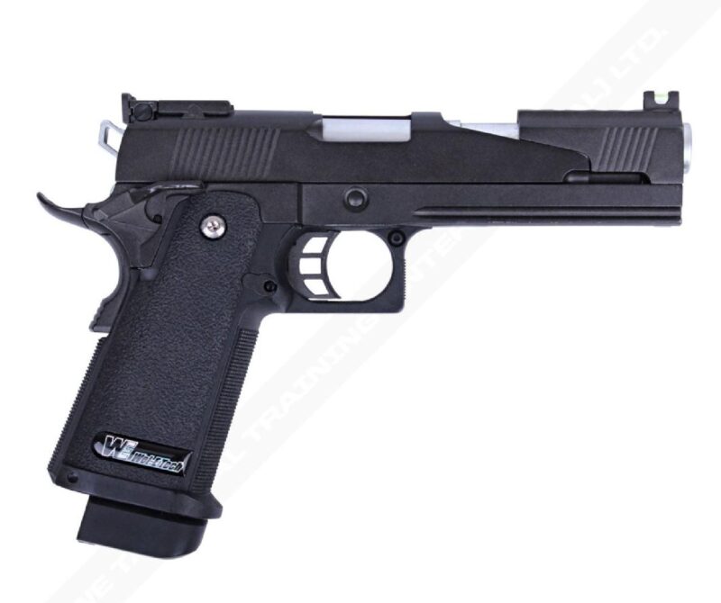 WE Black Dragon Hi-Capa 5.1" Siyah GBB Airsoft Tabanca
