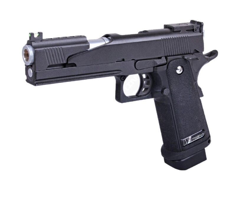WE Black Dragon Hi-Capa 5.1" Siyah GBB Airsoft Tabanca - Görsel 4