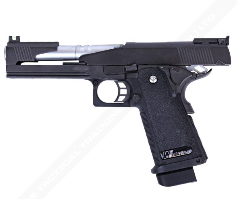 WE Black Dragon Hi-Capa 5.1" Siyah GBB Airsoft Tabanca - Görsel 5