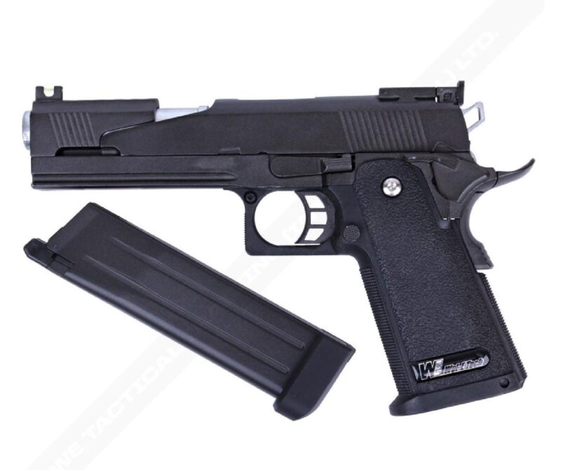 WE Black Dragon Hi-Capa 5.1" Siyah GBB Airsoft Tabanca - Görsel 6