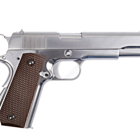 WE COLT 1911 Silver Kahve Kabza GBB Airsoft Tabanca