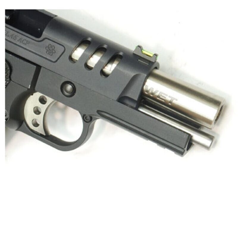 WE COLT Hi-Capa 3.8" DEI Silver Full Auto GBB Airsoft Tabanca - Görsel 3