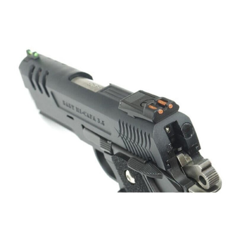 WE COLT Hi-Capa 3.8" DEI Silver Full Auto GBB Airsoft Tabanca - Görsel 5