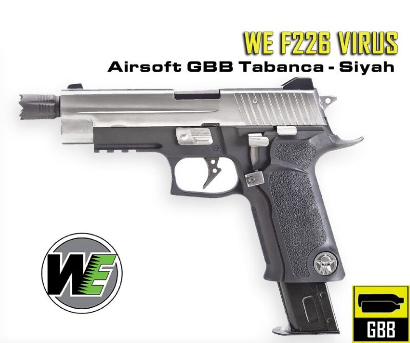 WE F226 Virus GBB Airsoft Tabanca