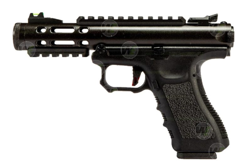 WE GALAXY BK Glock/Ruger Hybrid Black GBB Airsoft Tabanca - Görsel 4