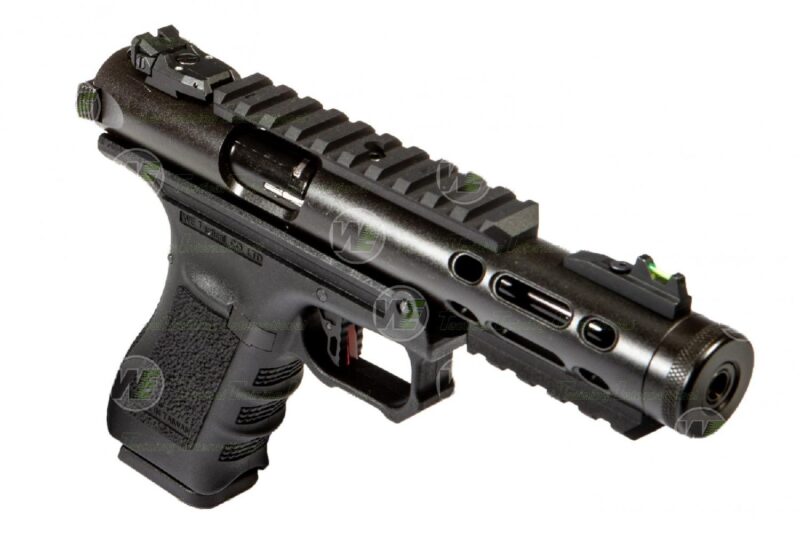 WE GALAXY BK Glock/Ruger Hybrid Black GBB Airsoft Tabanca - Görsel 5