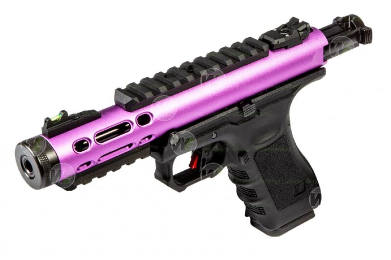 WE GALAXY PL Glock/Ruger Hybrid Purple GBB Airsoft Tabanca - Görsel 6