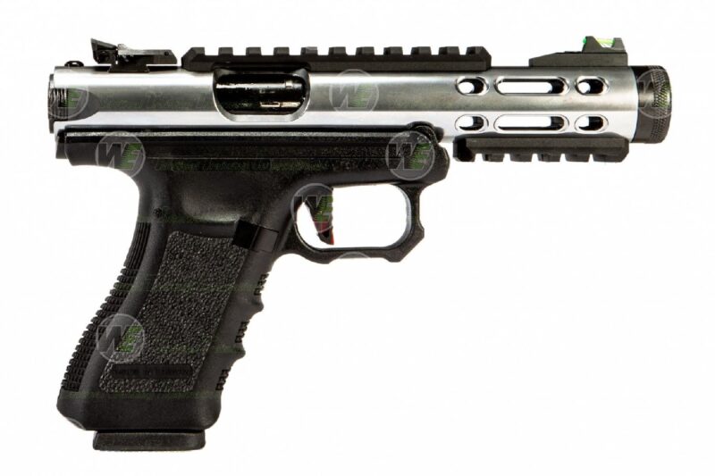 WE GALAXY SV Glock/Ruger Hybrid Silver GBB Airsoft Tabanca