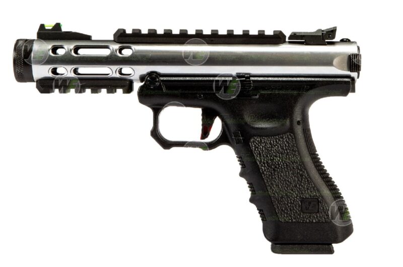WE GALAXY SV Glock/Ruger Hybrid Silver GBB Airsoft Tabanca - Görsel 3