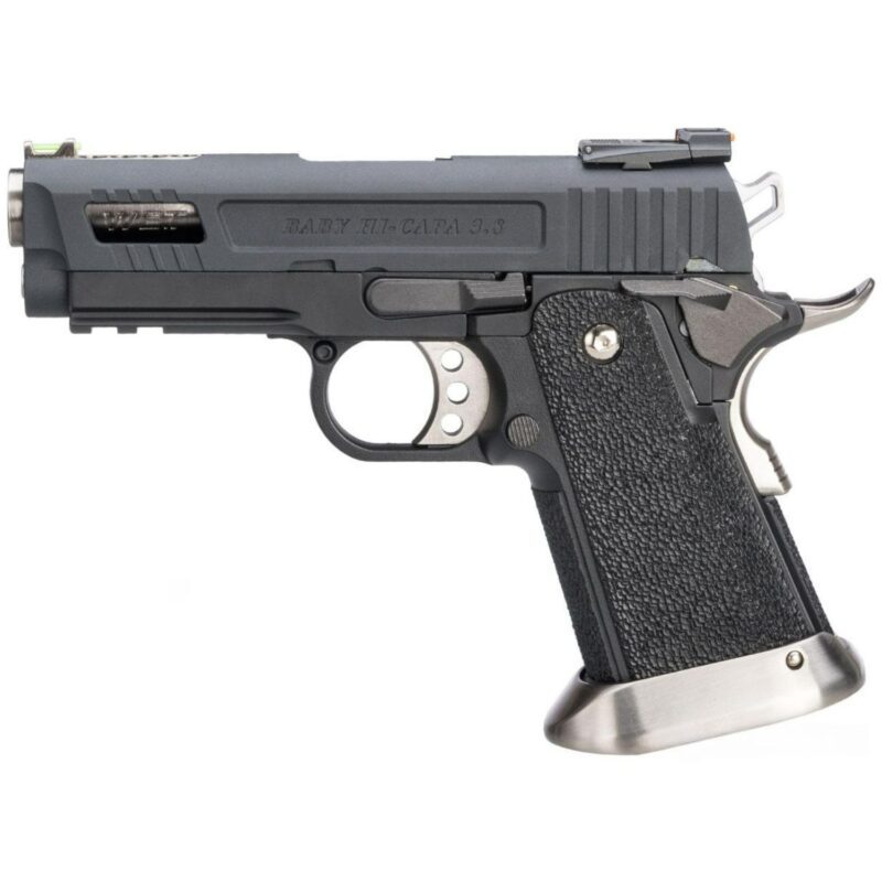 WE Hi-Capa 3.8" Velociraptor Siyah Full Auto GBB Airsoft Tabanca - Görsel 2