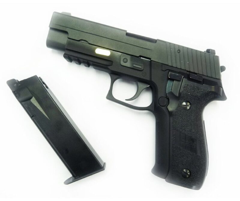 WE MK25 F226 Siyah GBB Airsoft Tabanca - Görsel 3