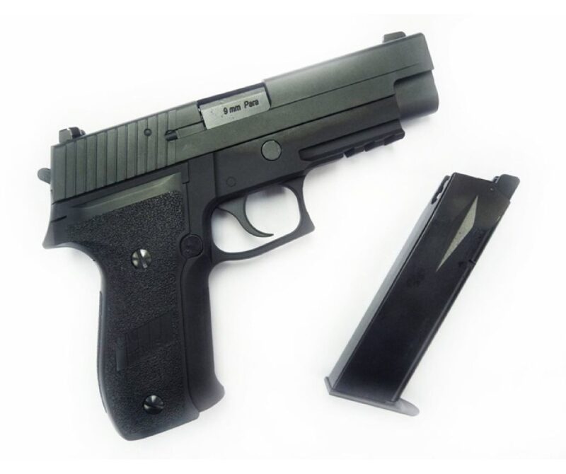 WE MK25 F226 Siyah GBB Airsoft Tabanca - Görsel 4