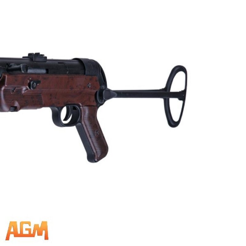 AGM MP-007 MP40 SMG Siyah & Ağaç AEG Airsoft Tüfek - Görsel 4