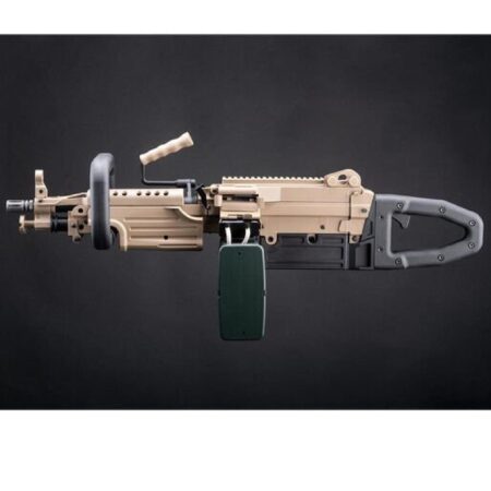 A&K Mugen M249 MK46 Para SAW LMG Tan AEG Airsoft Tüfek