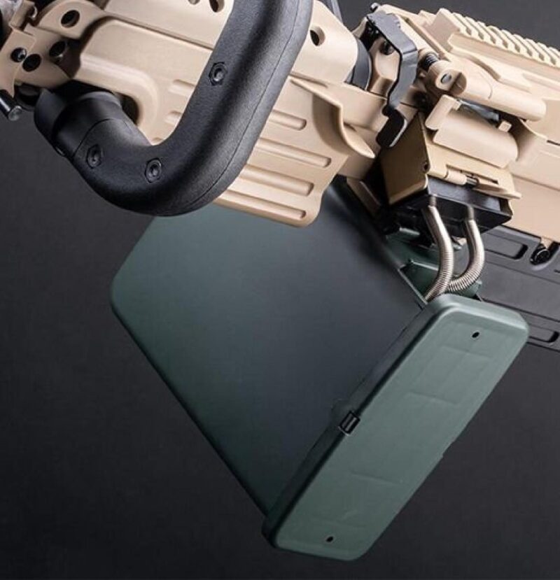 A&K Mugen M249 MK46 Para SAW LMG Tan AEG Airsoft Tüfek - Görsel 4